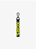 Neon Embellished Leather Key Chain image number 0