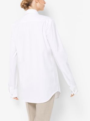 Stretch Cotton-Poplin Shirt