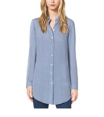 Michael kors silk sale shirt