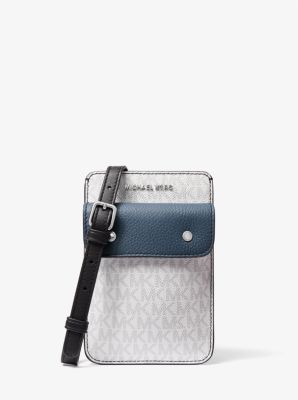 Two-Tone Logo Smartphone Crossbody Bag | Michael Kors