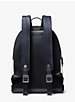 Hudson Color-Block Logo and Leather Backpack image number 2