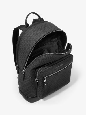 michael kors black logo backpack