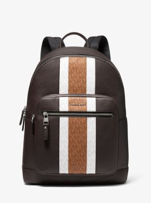 Michael Kors Hudson Monogram Backpack - Black