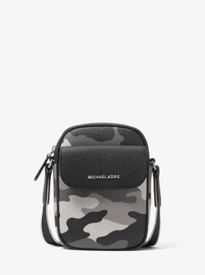 Hudson Camouflage Printed Canvas Smartphone Crossbody | Michael Kors