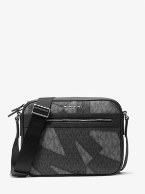 Hudson TwoTone Graphic Logo Camera Bag Michael Kors Canada