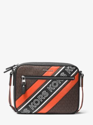 Sac pour appareil photo Hudson gaufr&eacute; &agrave; logo et &agrave; rayures