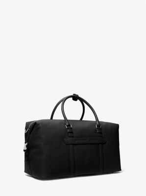 Hudson Pebbled Leather Duffel Bag Michael Kors