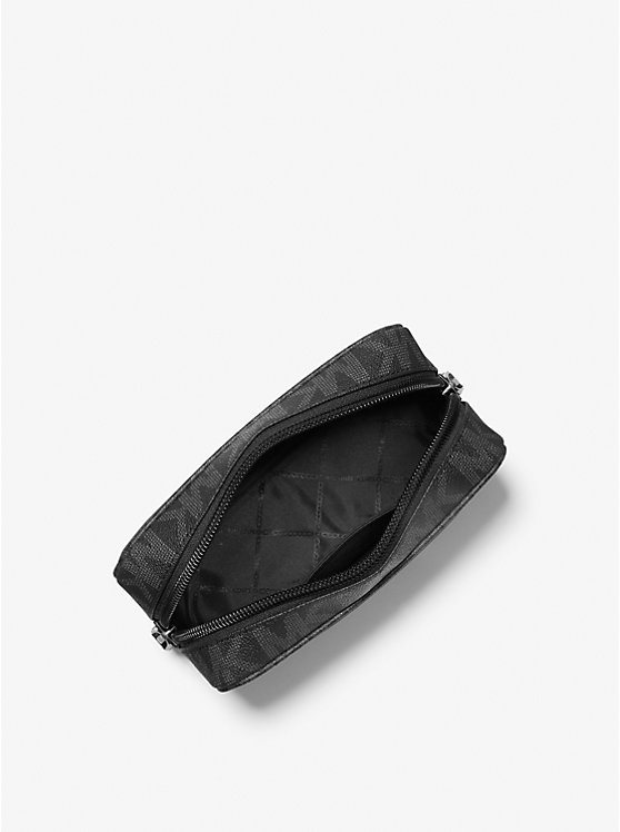 Brooklyn Recylced Nylon and Logo Zip Pouch image number 1
