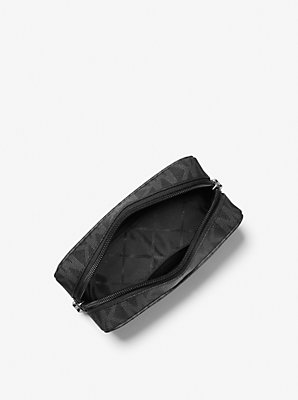 Brooklyn Recylced Nylon and Logo Zip Pouch