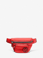 Brooklyn Quilted Nylon Belt Bag - RED - 33F2LBKY9B