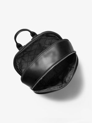 Michael Kors Hudson Logo and Leather Backpack - ShopStyle