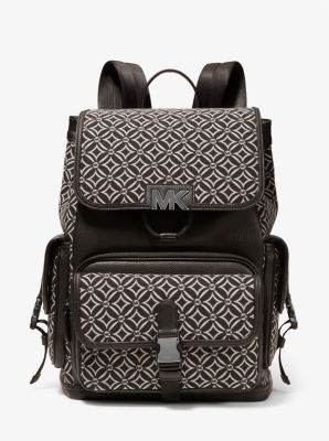 Hudson Logo Jacquard Backpack | Michael Kors