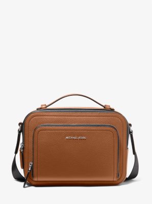 Hudson Pebbled Leather Crossbody Bag Michael Kors