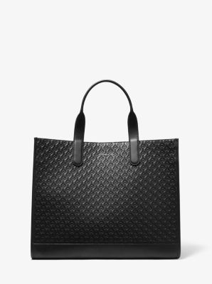 Michael kors embossed hot sale leather tote