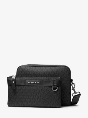 OFF-WHITE Logo Crossbody Bag Black in Polyamide - US