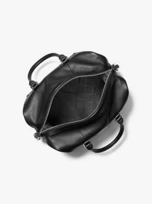 Hudson Medium Pebbled Leather Duffel Bag image number 1