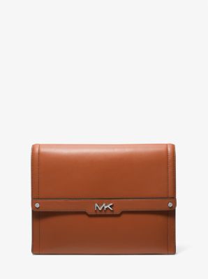 Varick Large Leather Briefcase | Michael Kors