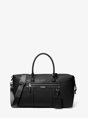 Michael kors black duffle bag hotsell