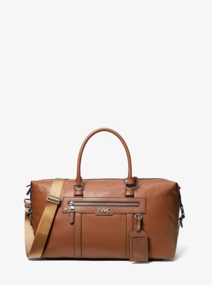 Varick Leather Duffel Bag Michael Kors