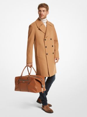 Michael kors best sale leather duffle bag