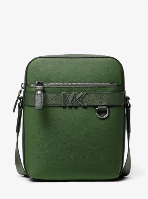 Michael kors harrison store leather flight bag