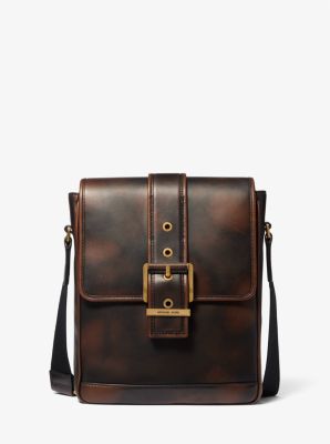 Colby Burnished Leather Crossbody Bag