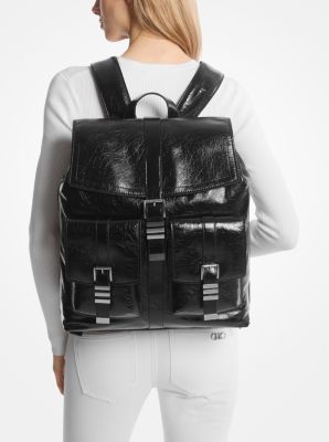 Darrington Large Crackled Leather Backpack image number 4