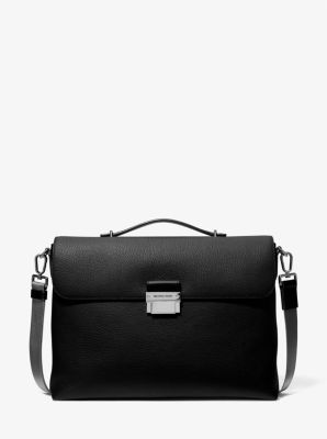 Hudson Logo and Leather Briefcase | Michael Kors [HK]