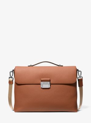 Hudson Pebbled Leather Briefcase image number 0
