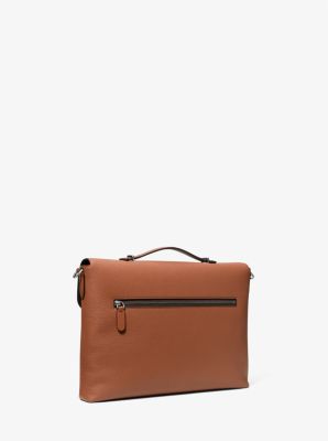 Hudson Pebbled Leather Briefcase