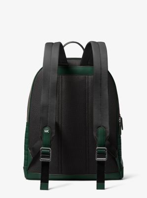 Hudson Crocodile Embossed Leather Commuter Backpack image number 2