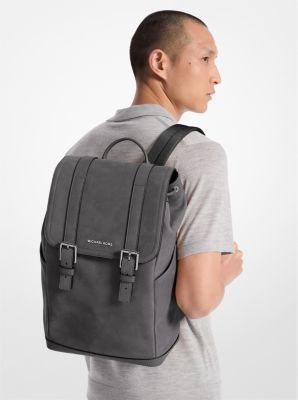 Hudson Medium Pebbled Leather Backpack Michael Kors Canada