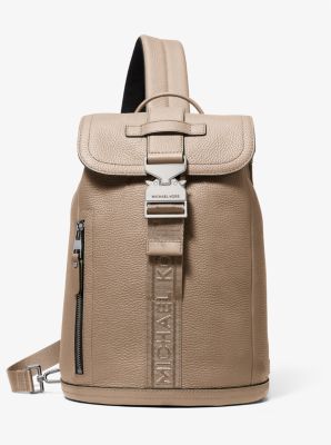 MK Sling-Umhängetasche Hudson Aus Leder - Natur