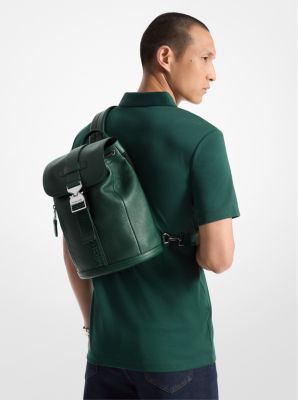 Hudson Leather Aviator Sling Pack in BOSCO | Michael Kors