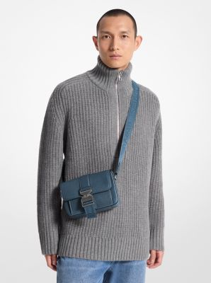 Hudson Pebbled Leather Crossbody Bag