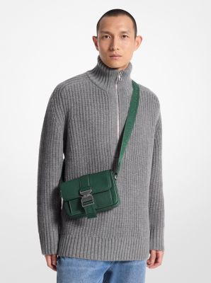 Hudson Pebbled Leather Crossbody Bag