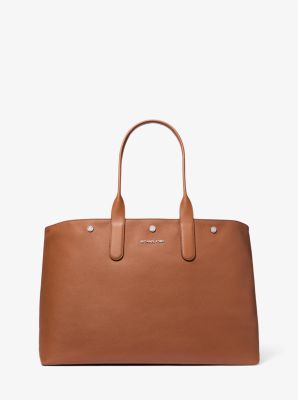 Hudson Oversized Leather Tote Bag image number 0