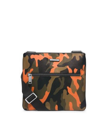 orange camo michael kors purse