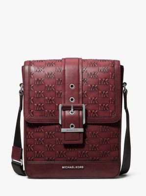 Messenger-Tasche Colby aus poliertem Leder mit Logoprägung image number 0