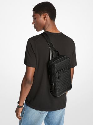 Sling-Tasche Hudson mit Signature-Logomuster image number 3