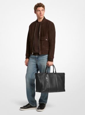 Hudson Pebbled Leather Tote Bag