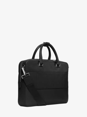 Harrison Medium Leather Briefcase Michael Kors