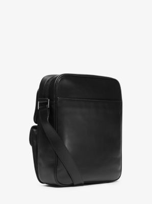 Scott Cargo Leopard Calf Hair Flight Bag