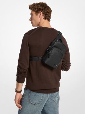 Sac ceinture Edison en cuir grainé résistant aux rayures