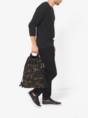 Camouflage 2024 drawstring backpack