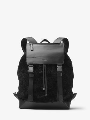 Kirk Alpine Shearling and Leather Backpack | Michael Kors