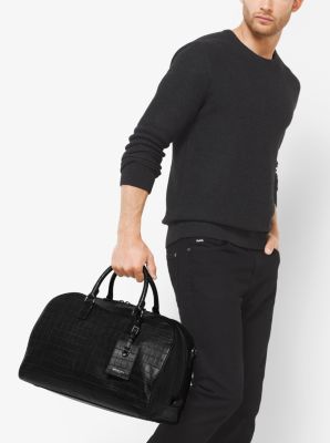 Sac de voyage Bryant de taille moyenne en cuir gaufr&eacute;