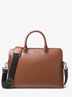 Michael kors best sale leather briefcase