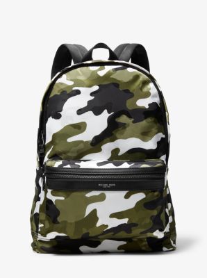 michael kors kent camo backpack