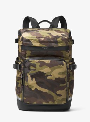 Michael Kors Kent Camo Backpack in Black for Men